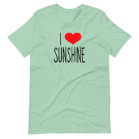 I LOVE SUNSHINE Short-Sleeve Unisex T-Shirt