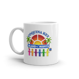 Coquina Key Island of Misfits White glossy mug