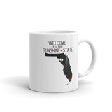 Welcome to the GUNSHINE State - Florida White glossy mug